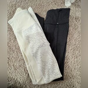 CALIA by Carrie Underwood Black and Cream Leggings